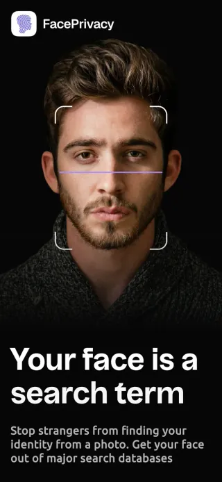Your face is a search term