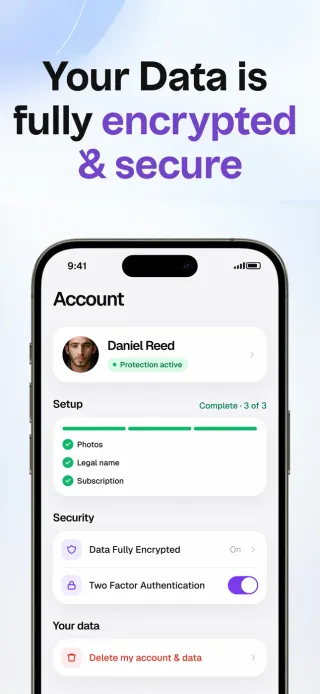 Your data is fully encrypted and secure